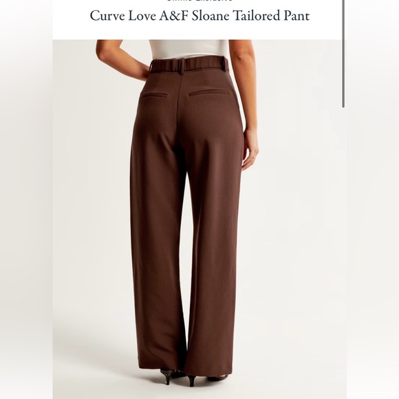 A&F Curve love Sloane Tailored Pant - Picture 2 of 6